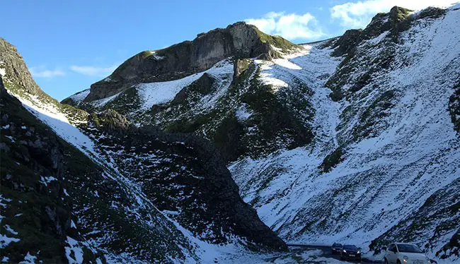 Elbow ridge at Winnats pass