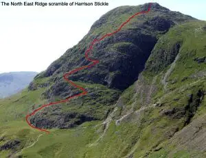 The North East Ridge of Harrison Stickle