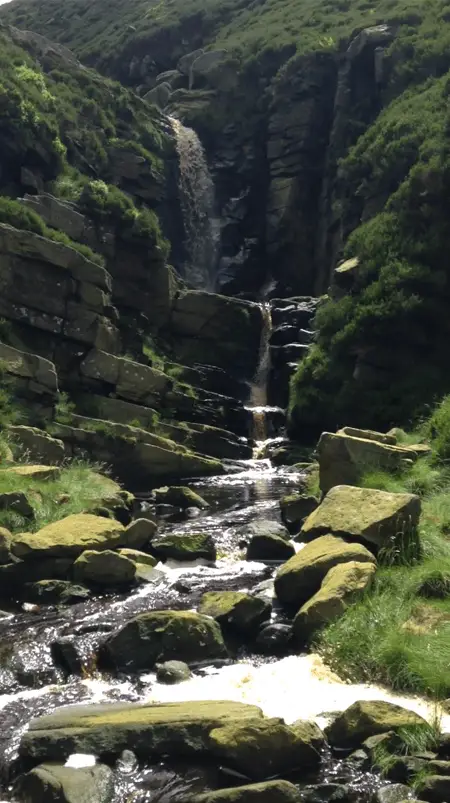 The view of the final scrambling point