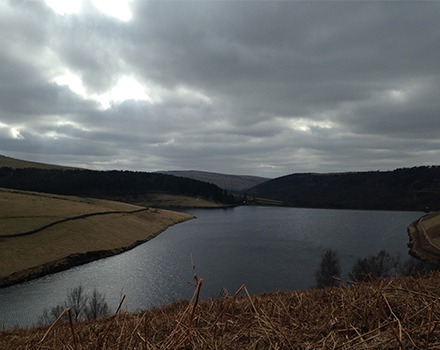 Great views of Kinder Reservoir