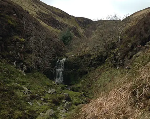 Waterfall in Blackden Brook