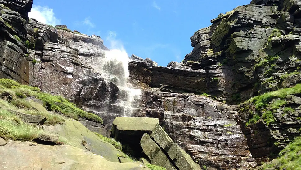 The view of the kinder downfall