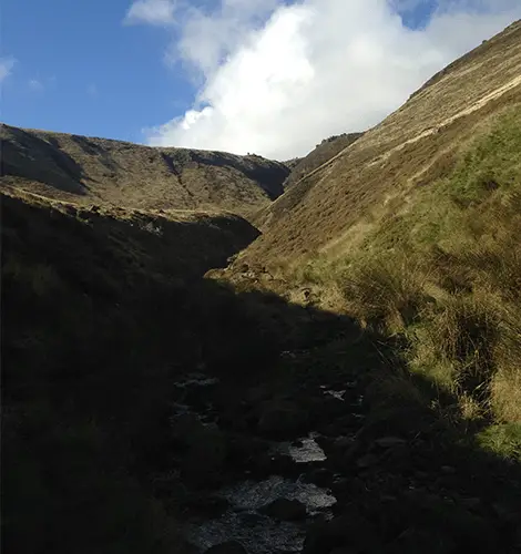 Grindsbrook clough scramble