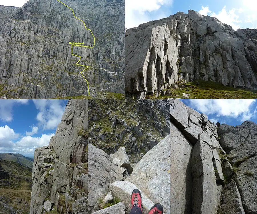 The epic scramble up Dolmen Ridge