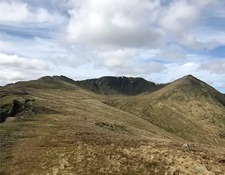 Helvellyn summit from a distance