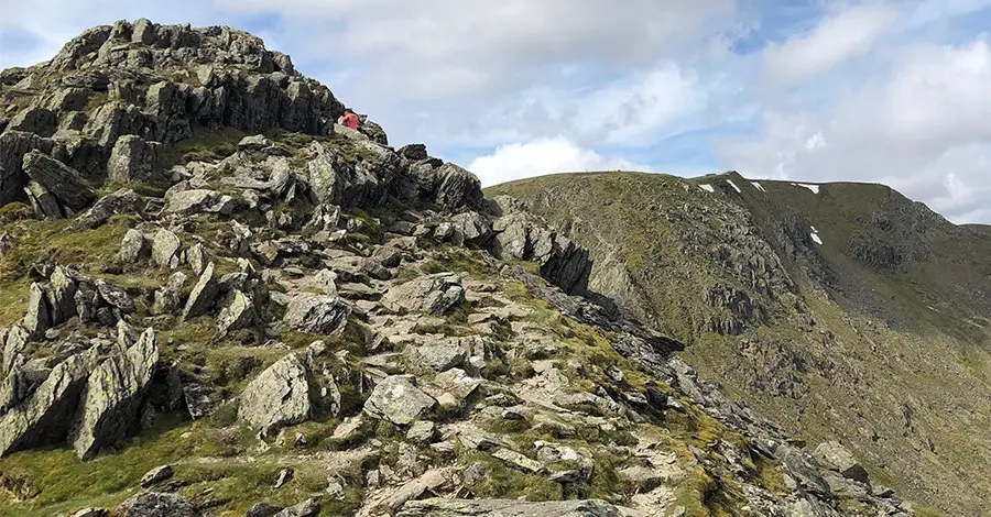 The start of Striding Edge