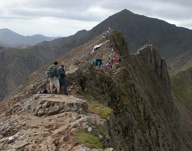 goch crib snowdonia scrambles ridge