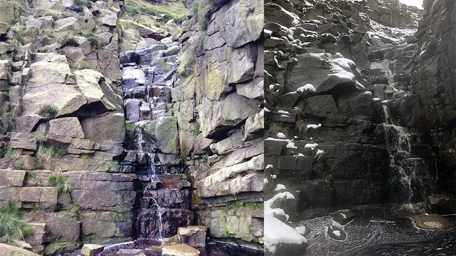 Waterfall on Crowden Clough