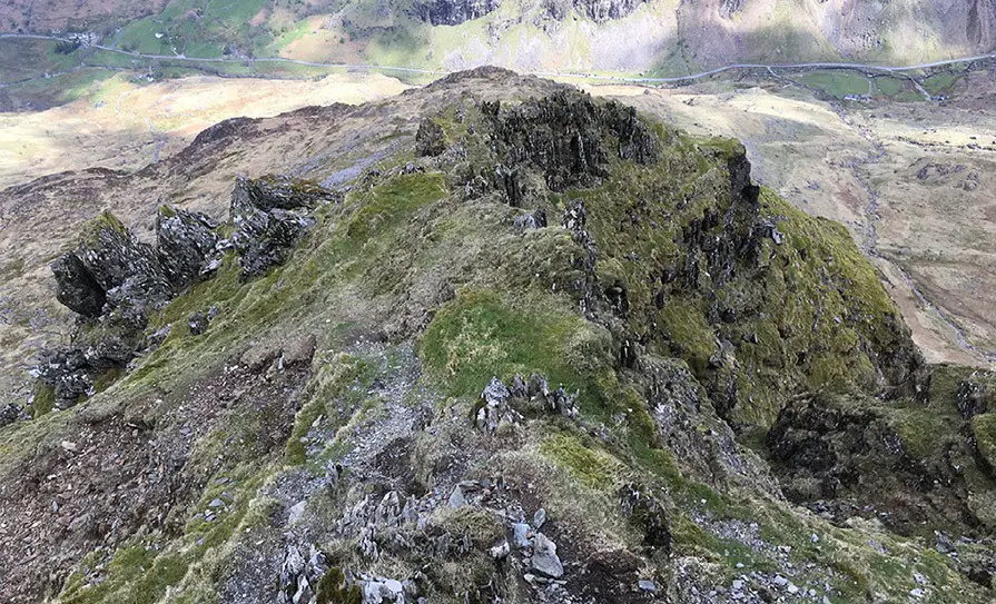 Cwm Glass Spur lower