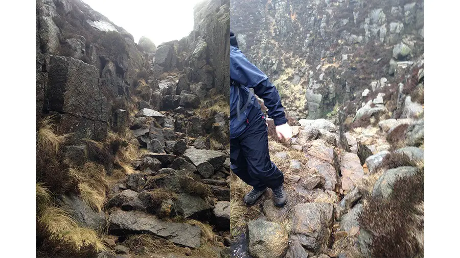 Grindsbrook clough extra scrambling easy