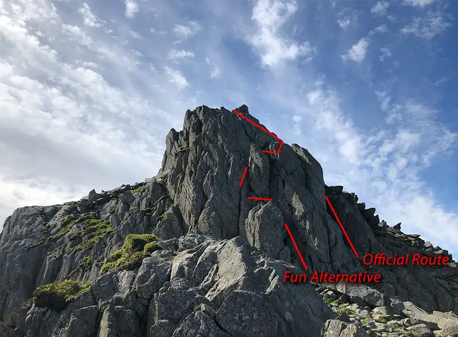 North Tower on Tryfan