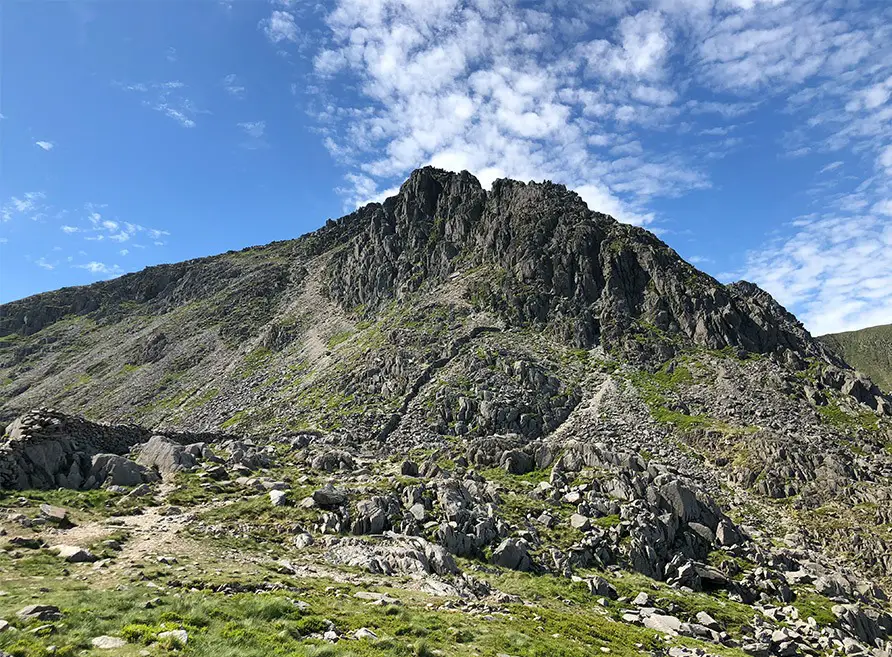 Descending from the South Ridge