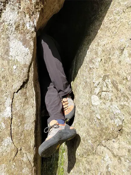 The Crack squeeze on the Chasm Face