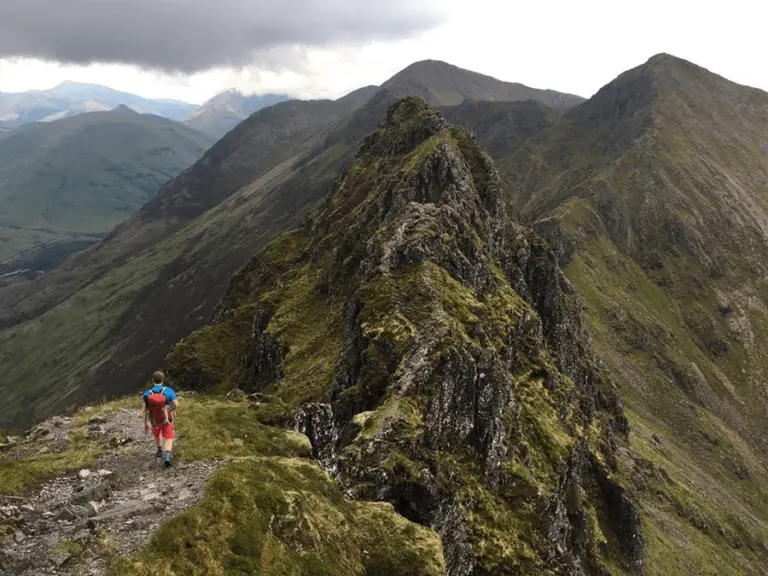 Aonach Eagach Ridge Scramble Route Guide, Map & Images