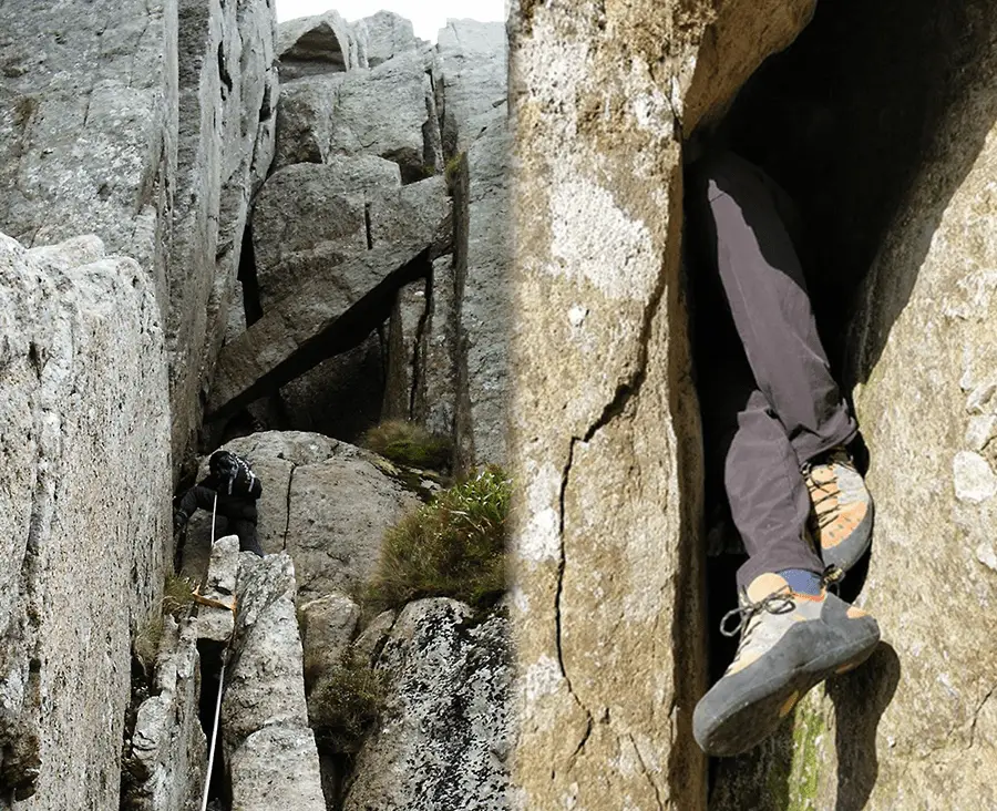 Chasm Face Scrambling Route