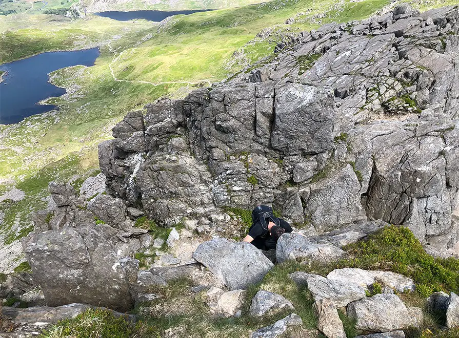 Gap on Bristly Ridge