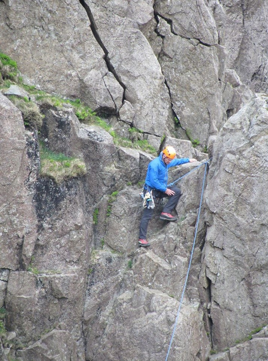 Belay after the crux