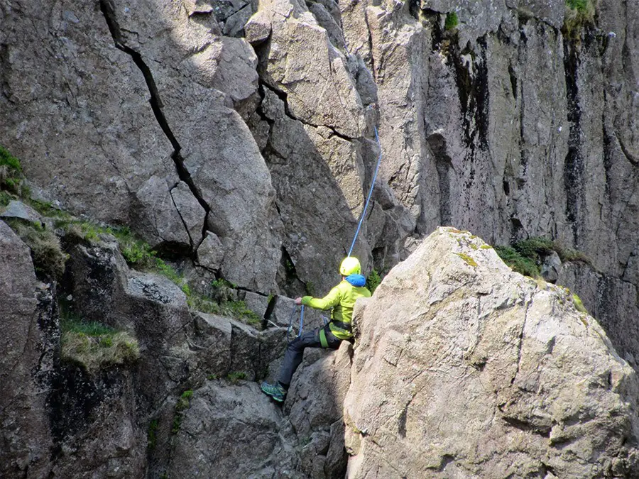 Belay from the Notch