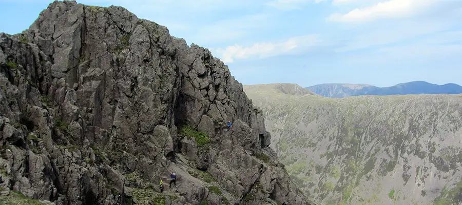 Slab and Notch on Pillar Rock