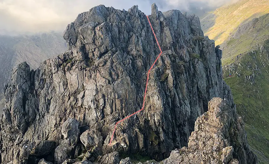 Third pinnacle Crib Goch