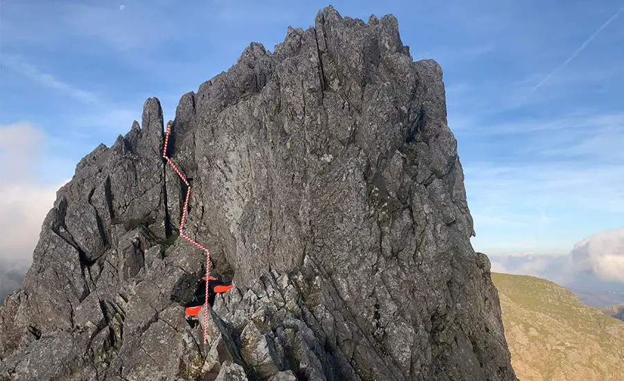 First pinnacle Crib Goch