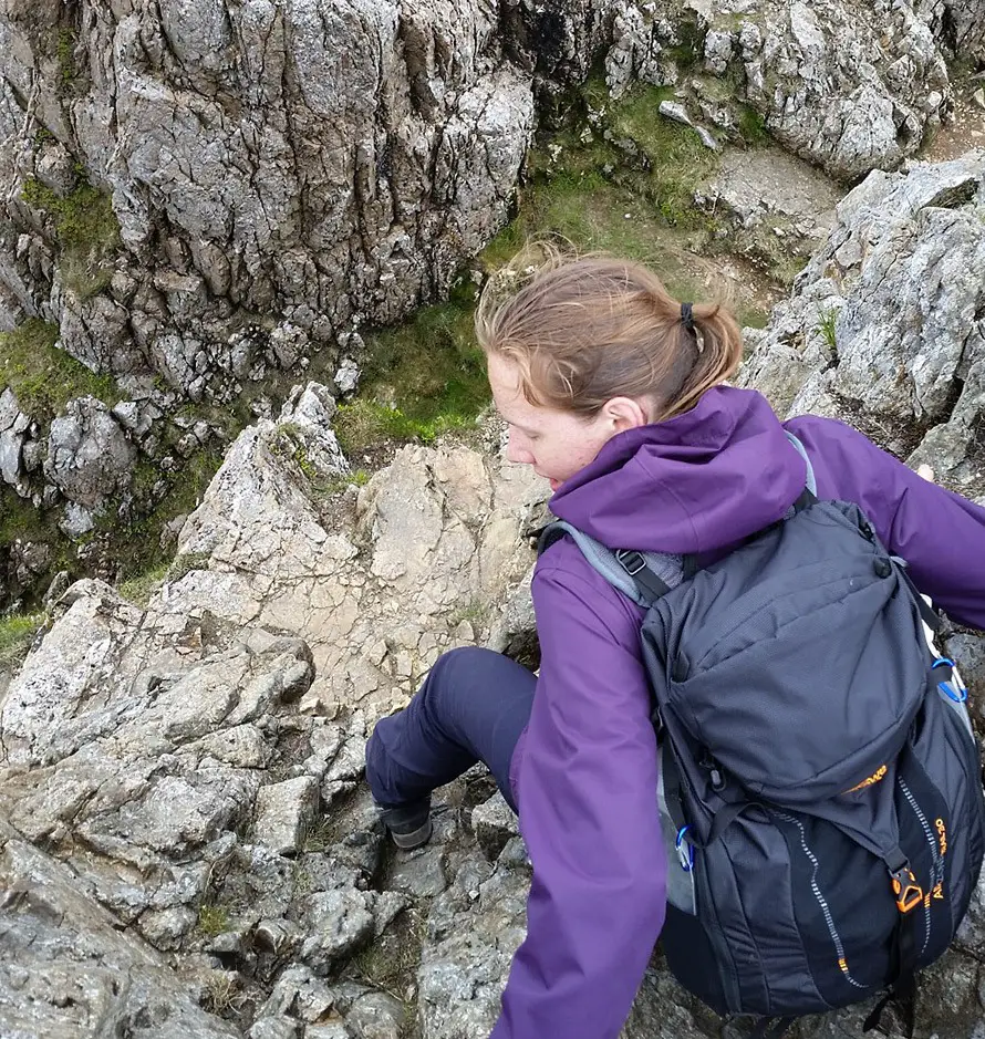 descending crib goch pinnacle