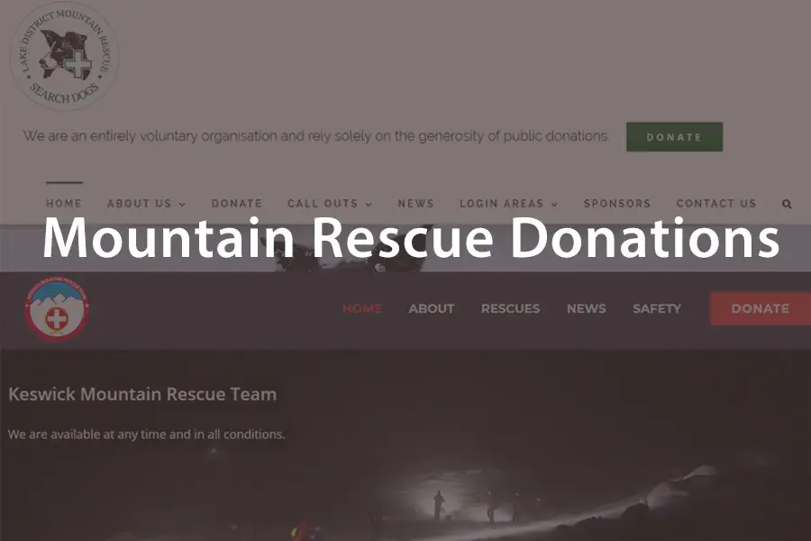 mountain rescue donations