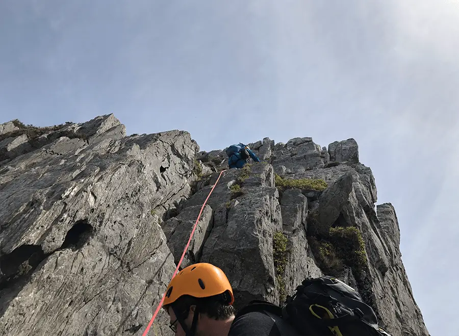 steeper wall cneifion arete