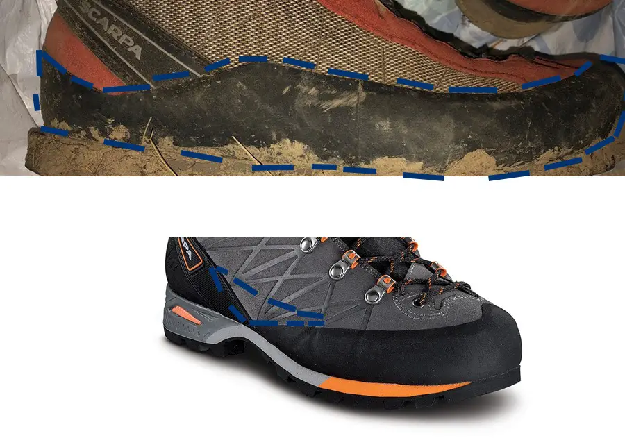 scarpa marmolada trek and pro od comparison